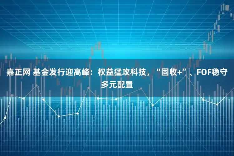 嘉正网 基金发行迎高峰：权益猛攻科技，“固收+”、FOF稳守多元配置